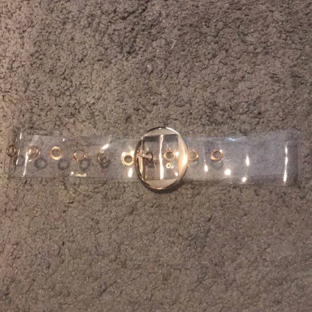 Nasty Gal clear belt